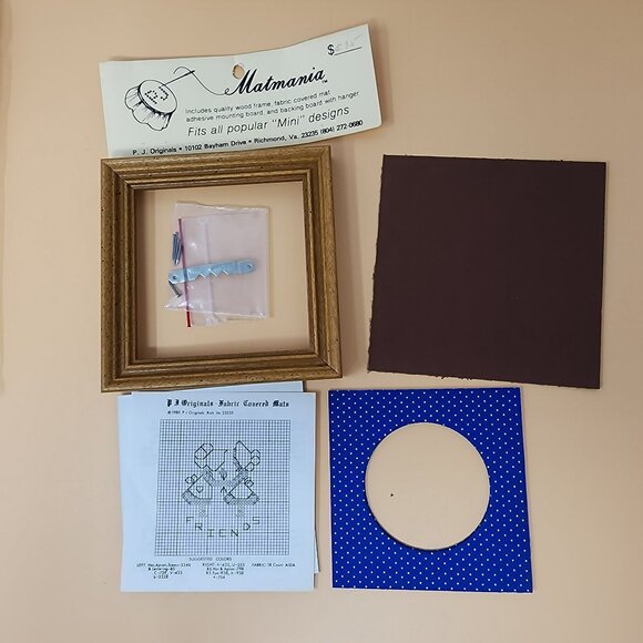 Rasmar Solid Wood Counted Cross Stitch Insert Frames 14 Count Aida Foam Insert - Picture 2 of 6